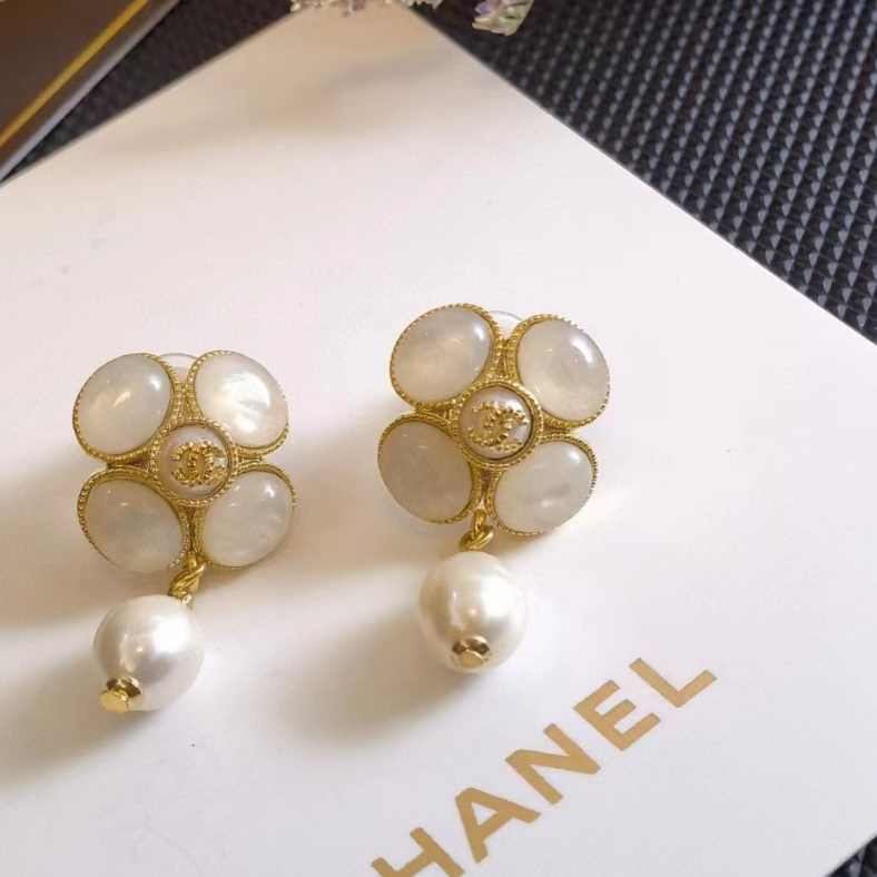 Ch*el earrings